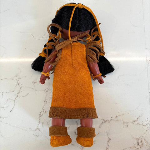 Hand-Sewn Deer Hide Doll
