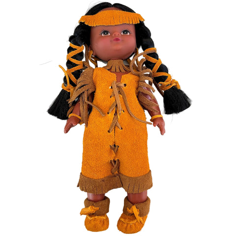 Hand-Sewn Deer Hide Doll