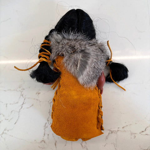 Hand-Sewn Deer Hide Doll
