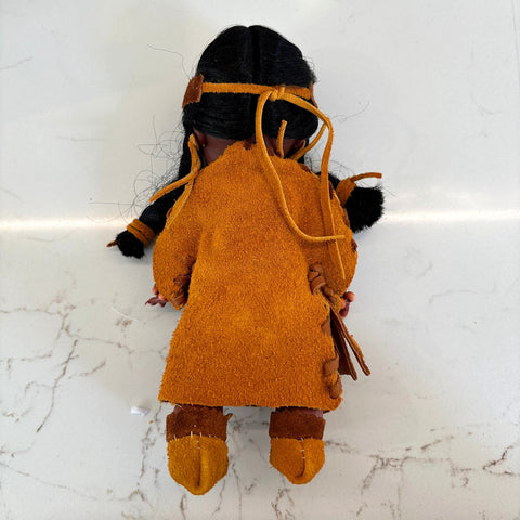 Hand-Sewn Deer Hide Doll