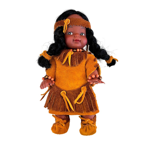 Hand-Sewn Deer Hide Doll