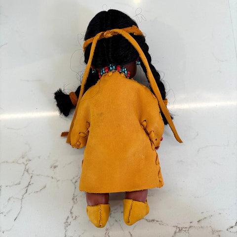 Hand-Sewn Deer Hide Doll