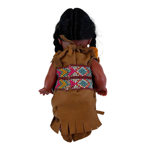 Hand-Sewn Deer Hide Doll