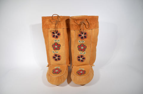 Mukluks Handmade Beaded Moosehide Boots