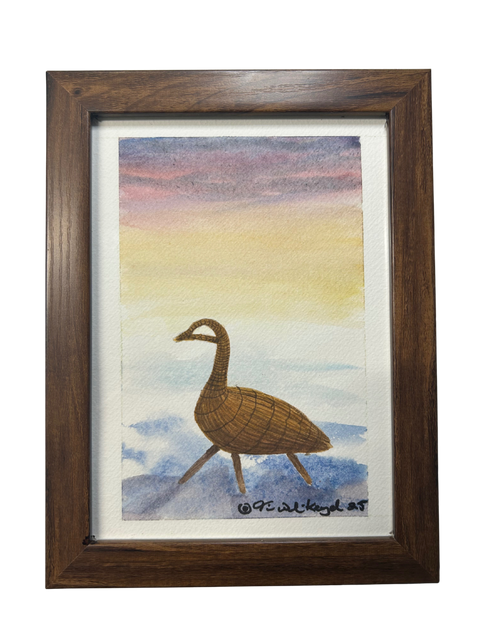 Tamarack Decoy Portrait - 6" X 8" - Watercolor on Paper