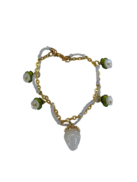 Strawberry Pearl Bracelet