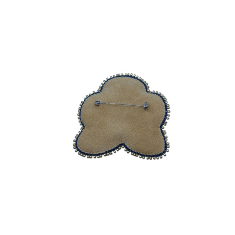 Handcrafted Floral Beaded Brooches