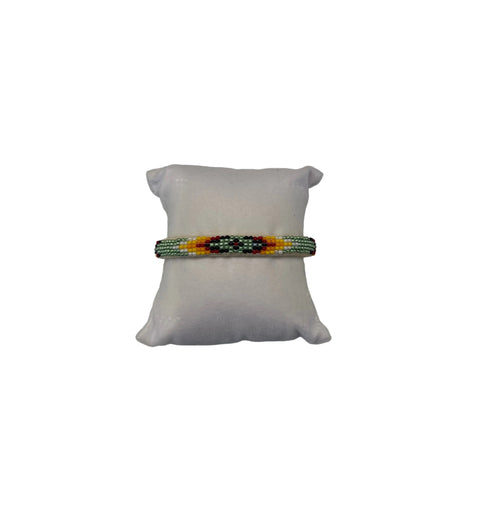 Assorted Moosehide Beaded Bracelet