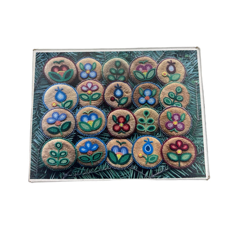 Beaded Floral Art Puzzle – 48 Pieces