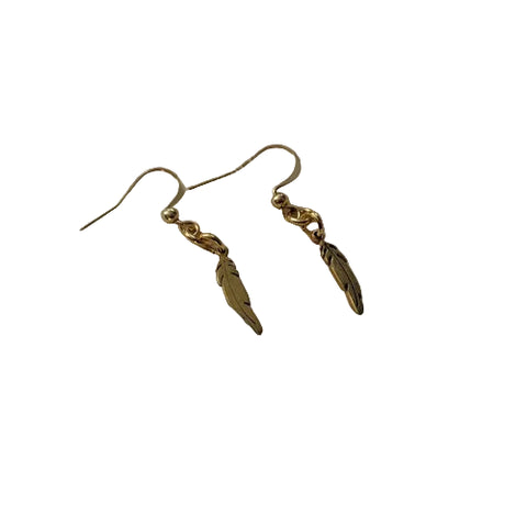 Feather earrings (small)