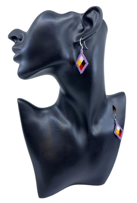 Medicine Wheel Delica Earrings