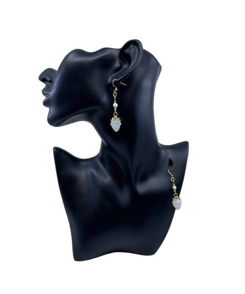 Strawberry Pearl Earrings