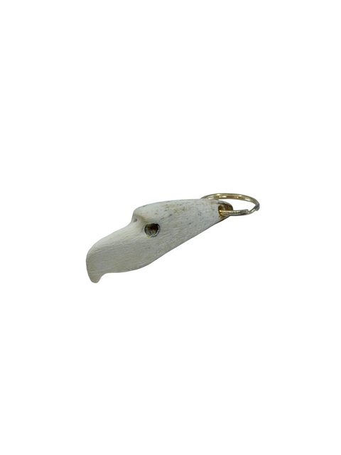 Moose Antler Key Chain - Eagle Head