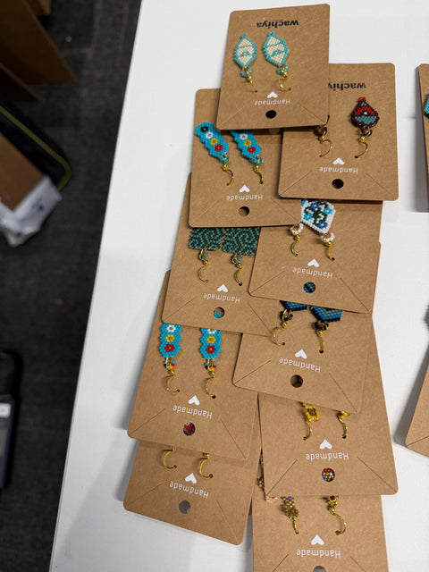 Assorted Small Delica Beaded Earrings