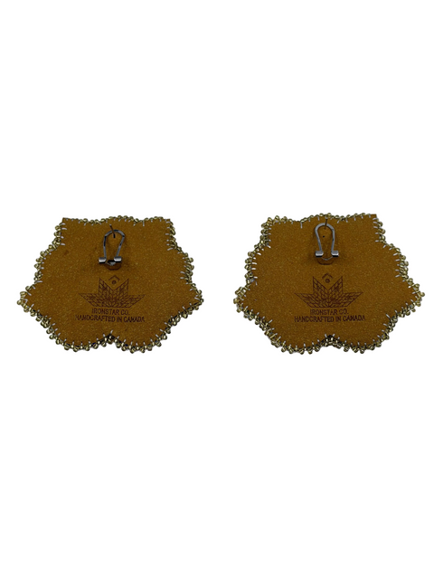 Medium Handcrafted Beaded Earrings (3")
