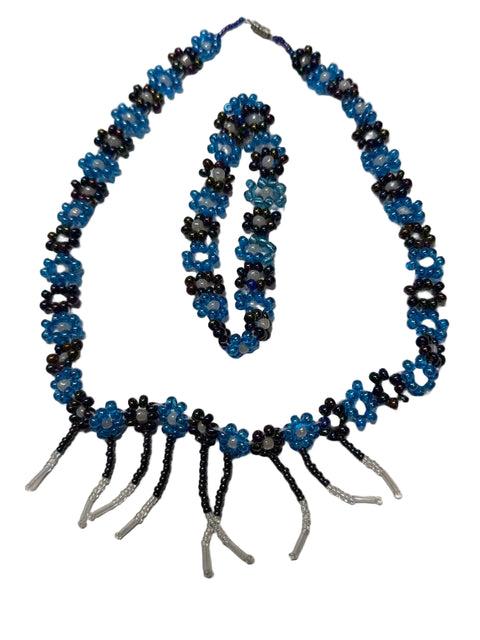 Northern Waters Beaded Jewelry Set – Necklace & Bracelet