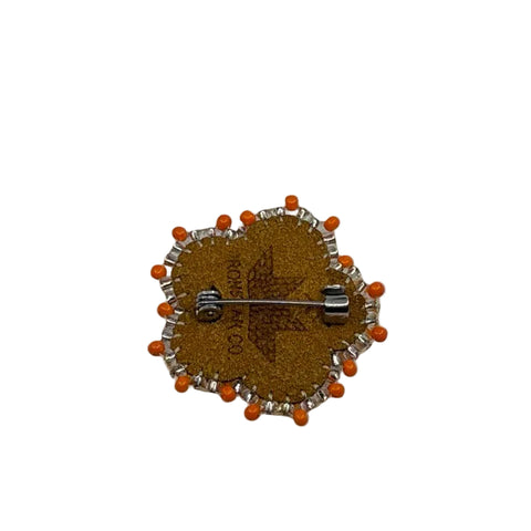 Beaded Flower Small Pin - Ironstar Co
