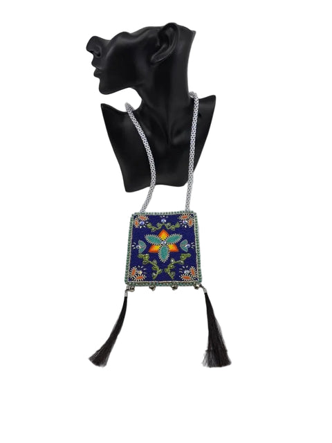 Beaded Rectangle Medallion & Card Holder | Ironstar Co