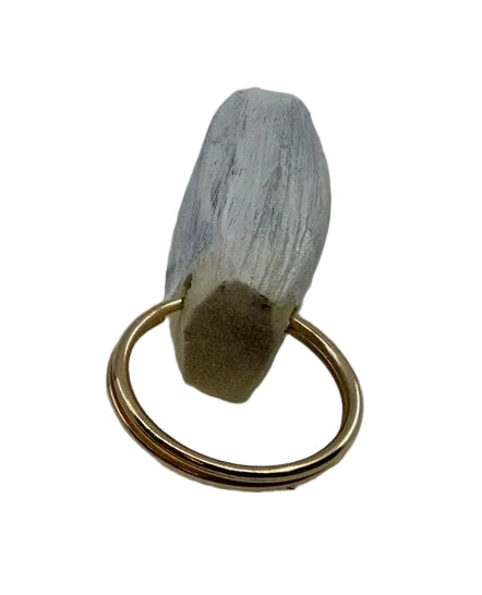 Painted Eagle Head Keychain – Moose Antler (M)