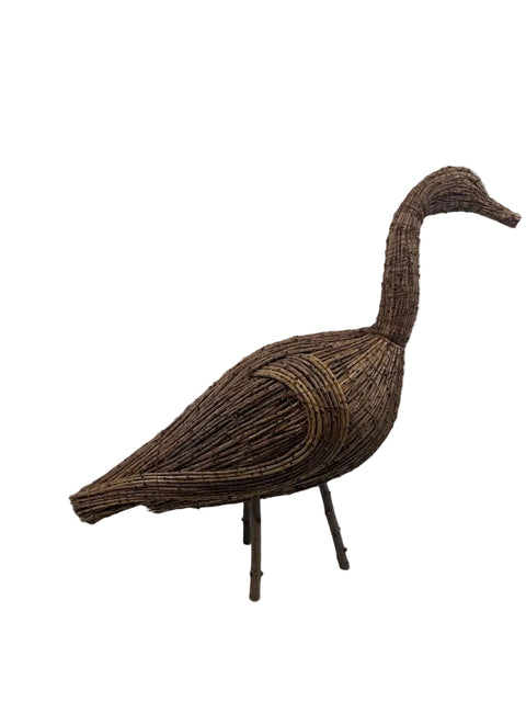Large Folded-Wing Tamarack Goose Decoy