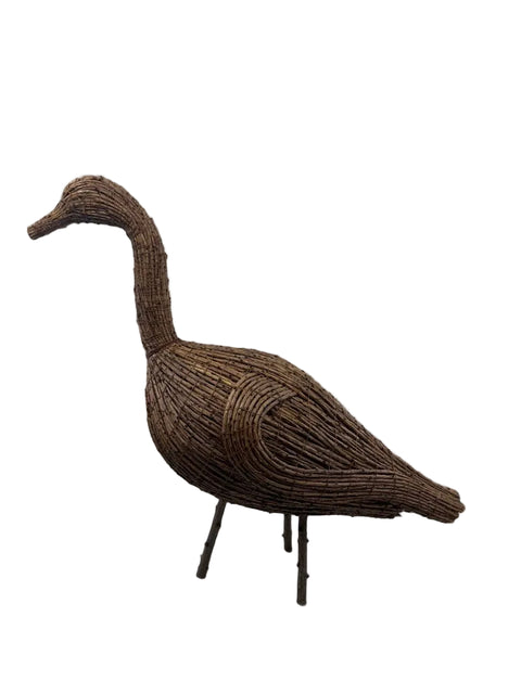 Large Folded-Wing Tamarack Goose Decoy
