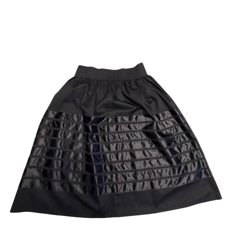 Tone on Tone Ribbon Skirt Midi