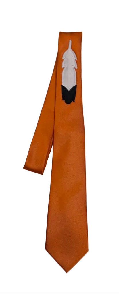 Every Child Matters Feather Tie – Orange