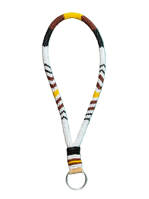Four Directions Beaded Keychain / Wrist Lanyard (22 cm)