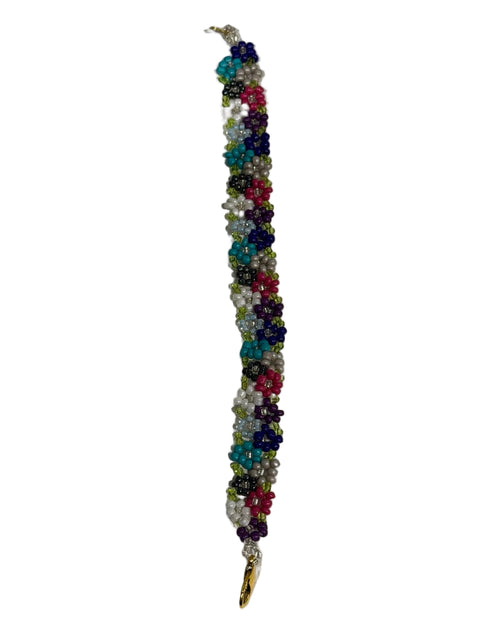Floral Beaded Bracelets – Assorted Colours