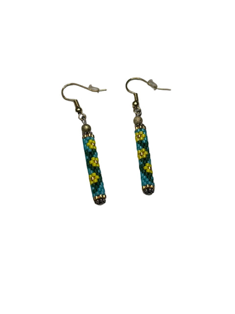 Beaded Bar Earrings