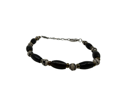 Handmade Pipe-Bone Bracelets by Cree Artist Beth Sealhunter