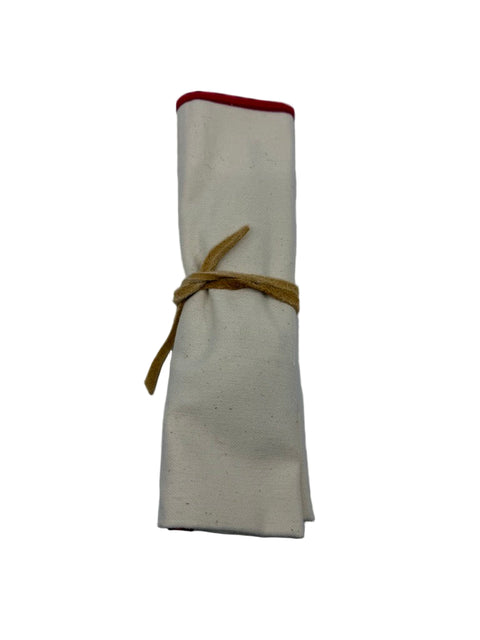 Handmade Fabric Utensil Roll – Complete Cutlery Set