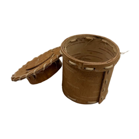 Birch Bark Storage Container