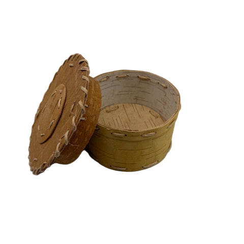 Birch Bark Storage Container