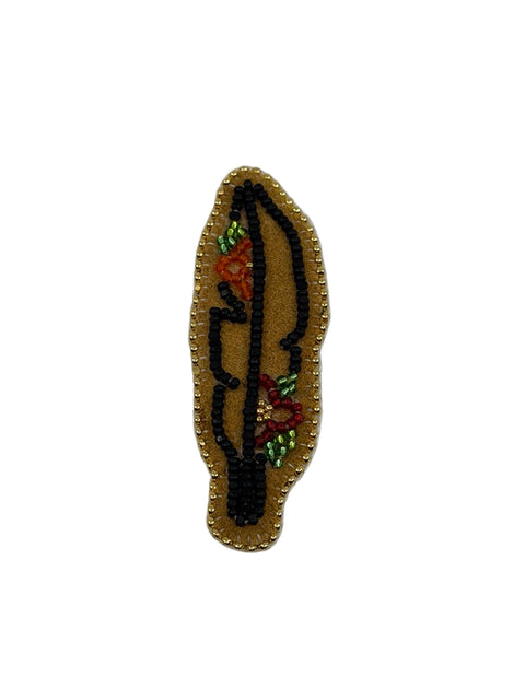 Beaded Moosehide Magnets