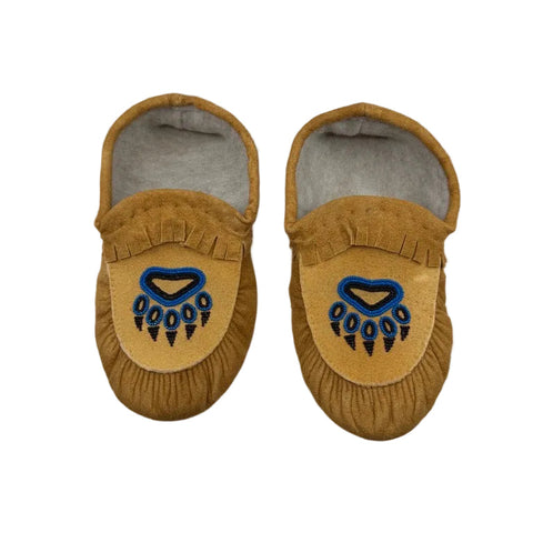 Tanned Moosehide Moccasins by Danny Gull