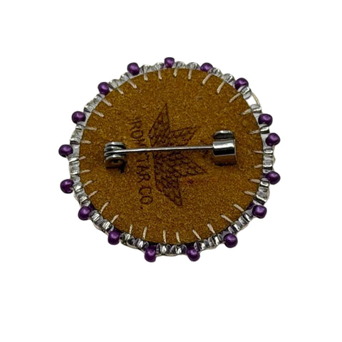 Beaded Pearl Pin / Brooch – Day & Night Design | Ironstar Co