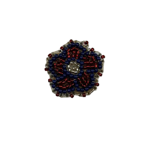 Beaded Flower Small Pin - Ironstar Co