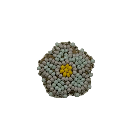 Beaded Flower Small Pin - Ironstar Co
