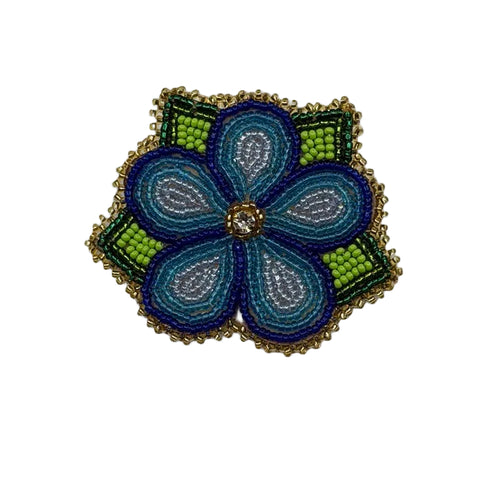 Beaded Flower Hair Barrette | Ironstar Co