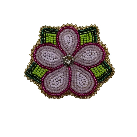 Beaded Flower Hair Barrette | Ironstar Co