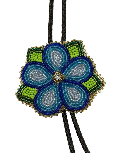 Beaded Bolo Tie with Floral or Strawberry Design | Ironstar Co