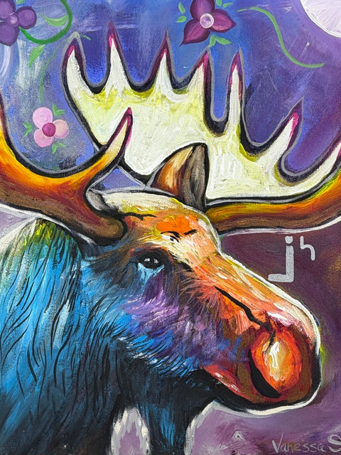 Moose Series – Original Acrylic Paintings (16 x 20)