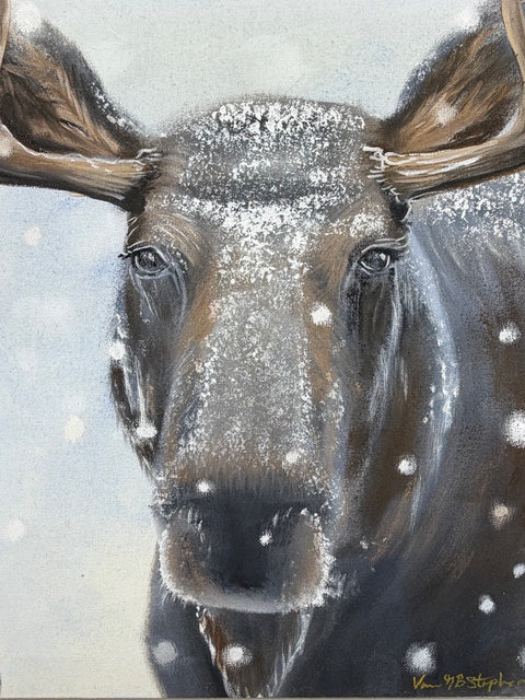 Moose Series – Original Acrylic Paintings (16 x 20)
