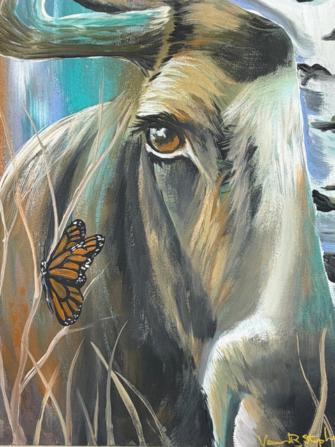 Moose Series – Original Acrylic Paintings (16 x 20)