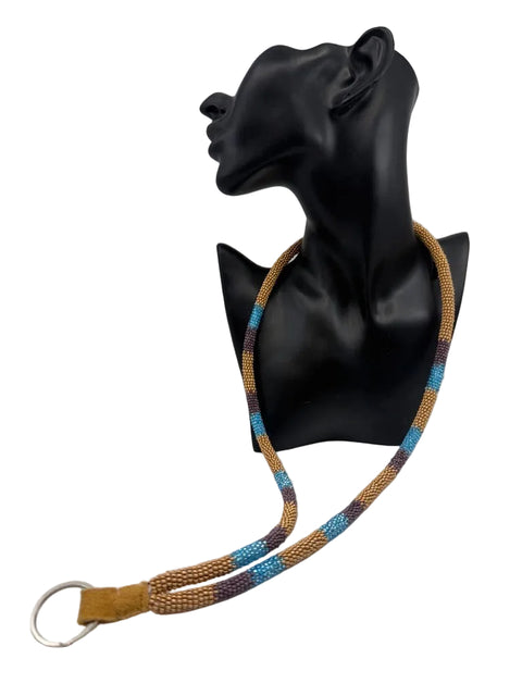 Hand-Beaded 18" Lanyard by Emily