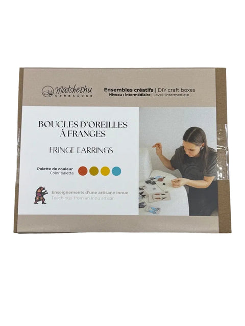 (5) Fringe Earrings DIY Kit – Intermediate Level