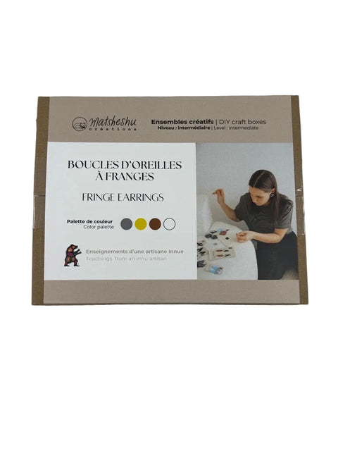 (5) Fringe Earrings DIY Kit – Intermediate Level