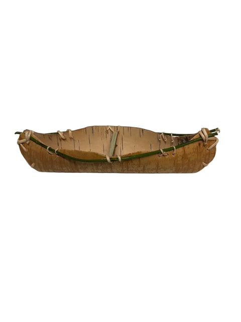 Handmade Birch Bark Basket & Canoe – Doreen Stevens