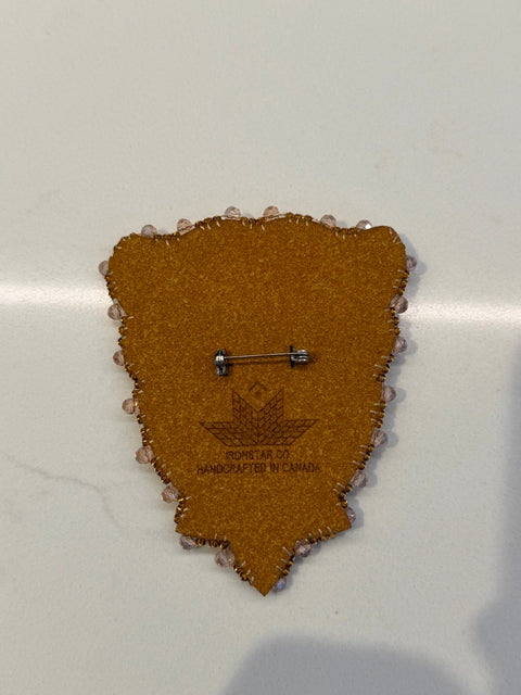Premium Handcrafted Beaded Moosehide Brooches by Amy